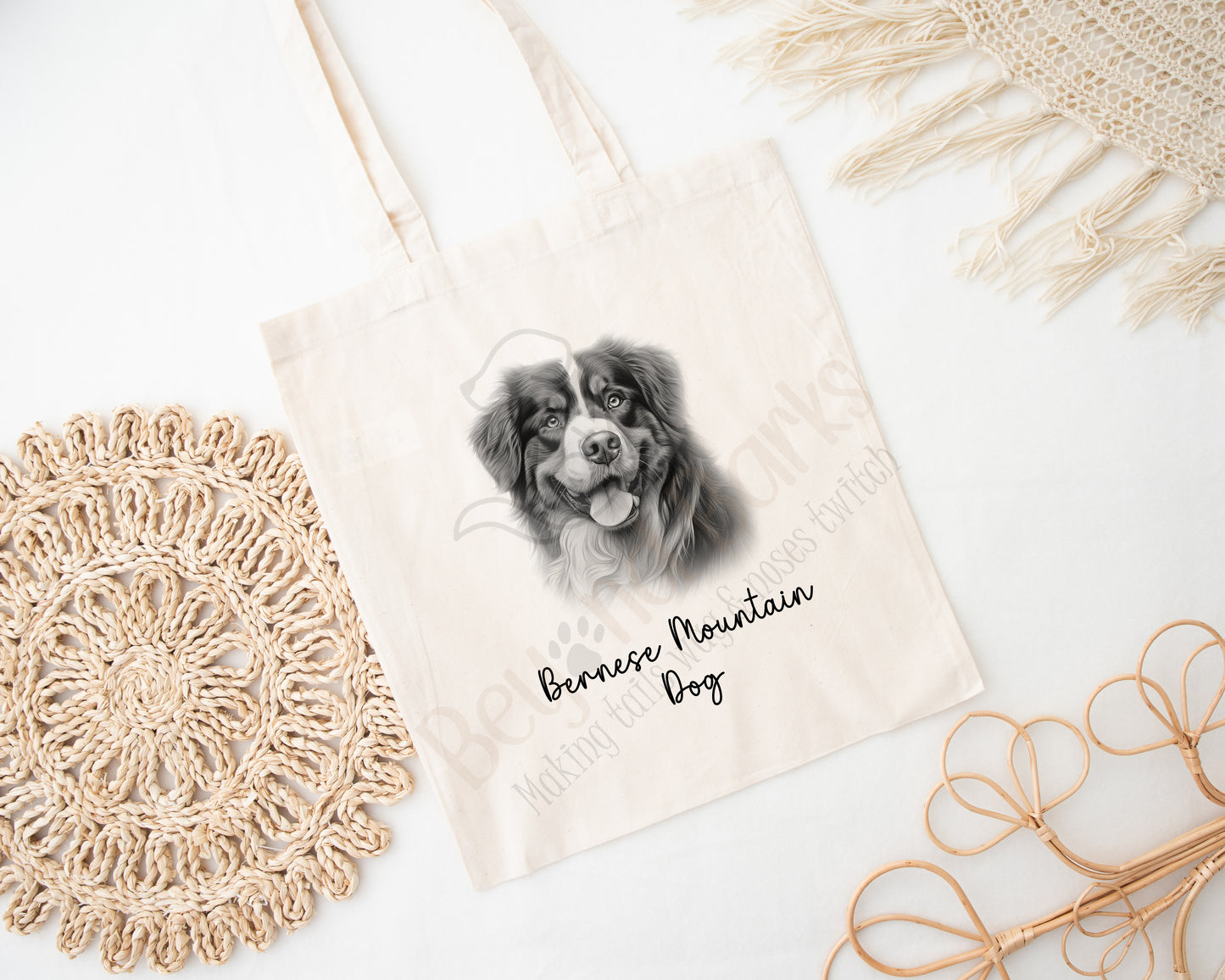 Bernese Mountain dog Tote bag