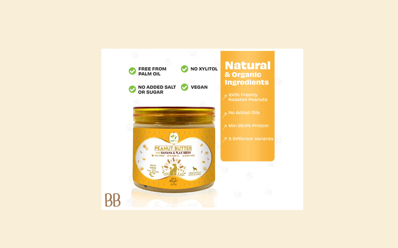 Banana & flaxseed peanut butter 275g