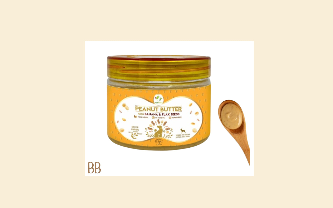 Banana & flaxseed peanut butter 275g