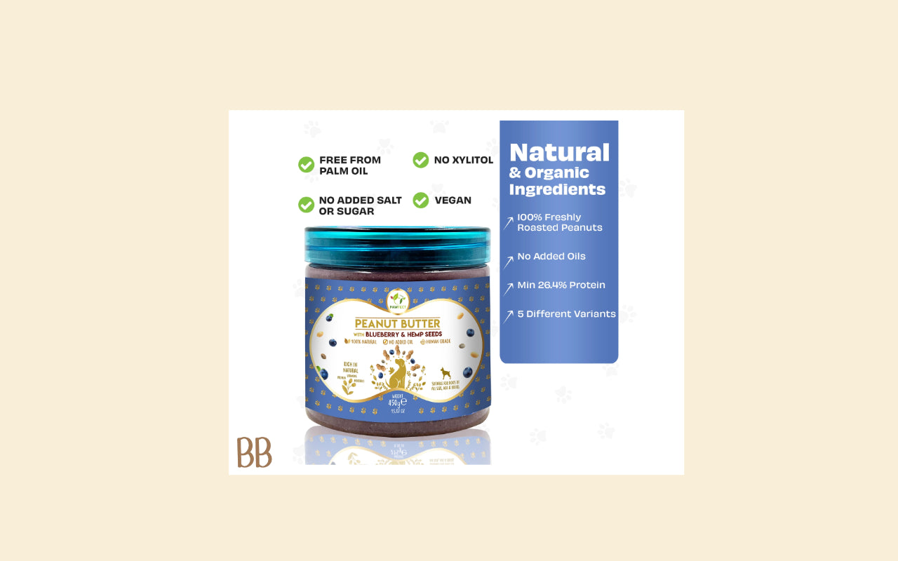 Blueberry & hemp seed peanut butter 275g