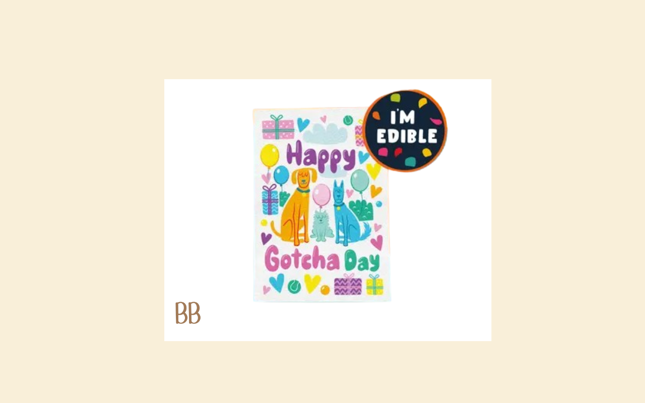 Happy Gotcha Day card for dogs
