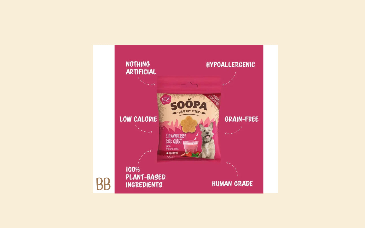 Soopa Strawberry Dog-Quiri Bites