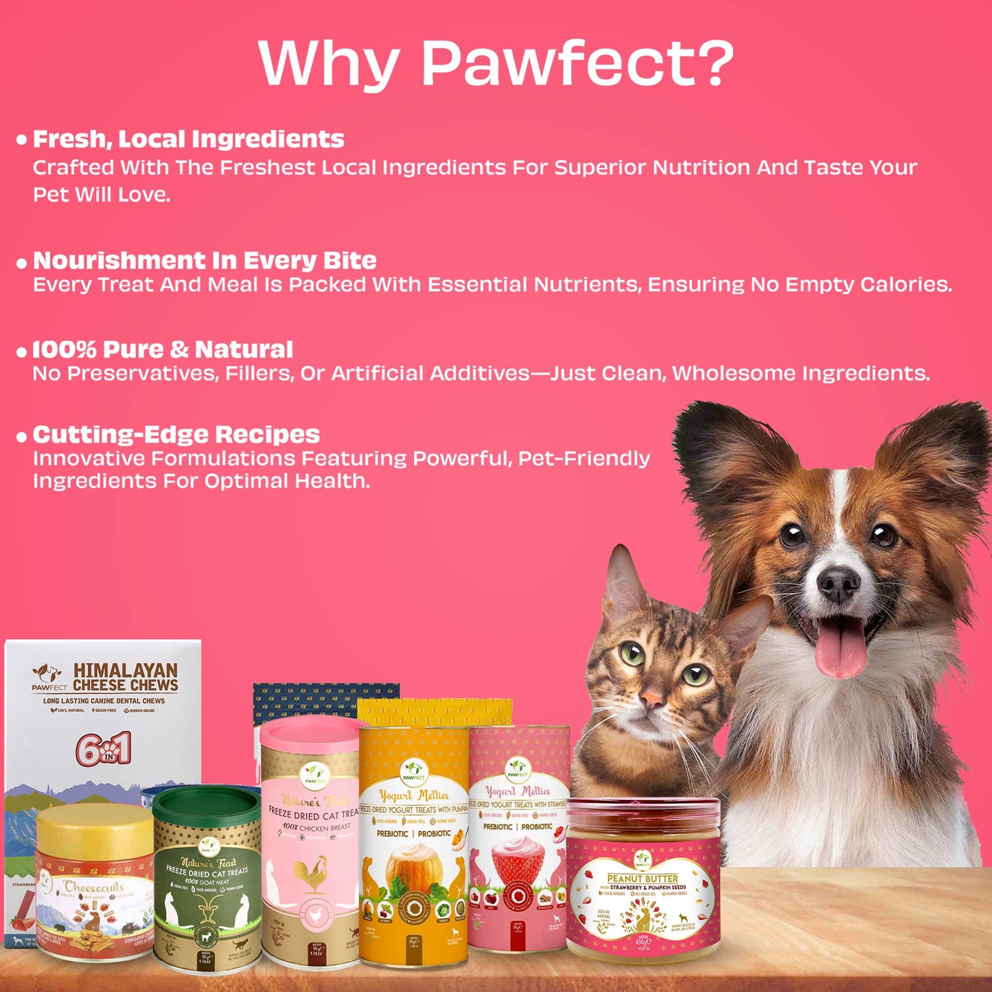 Pawfect Peanut Butter for Dogs: Strawberry & Pumpkin Seeds 275g