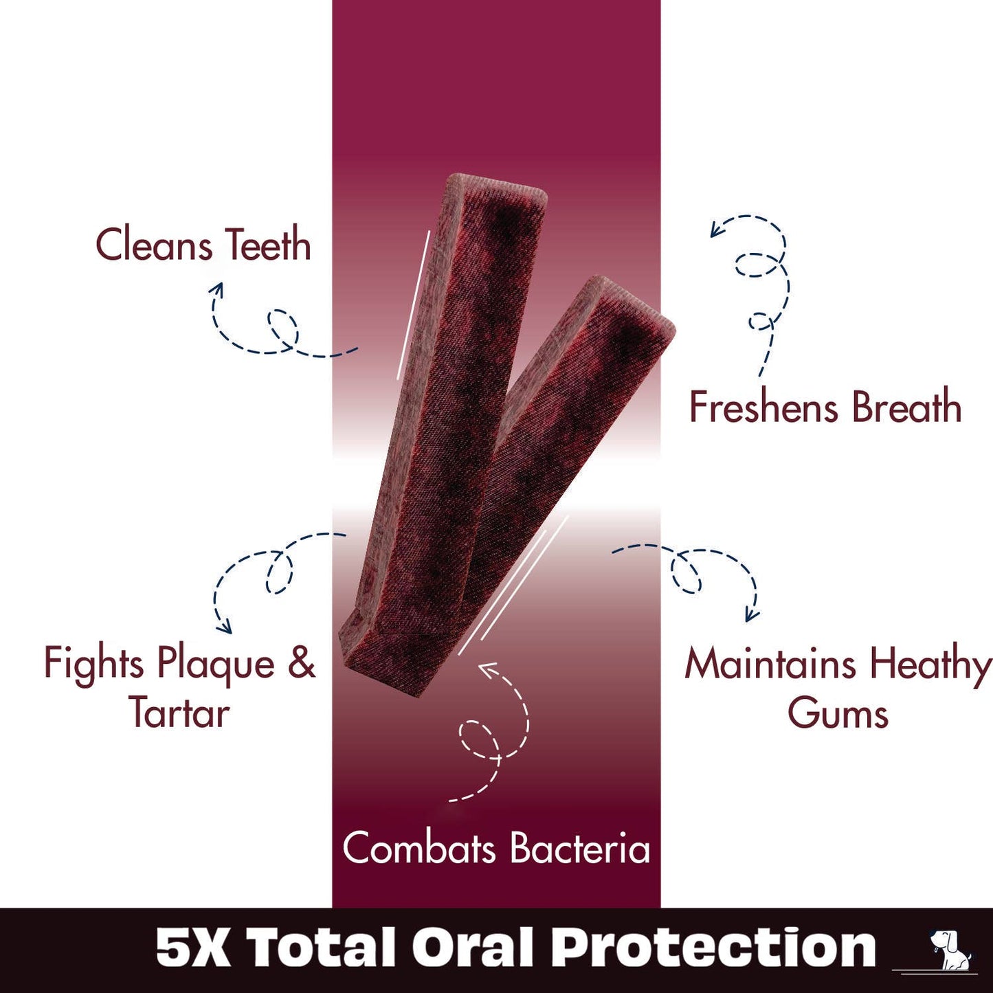 Pawfect Himalayan Cheese Chews for Dogs - Dentamust Cranberry