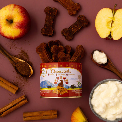 Pawfect Cheesecuits Cheesy Dog Biscuits with Apple and Cinnamon- Cheesecuits (100g/3.53oz)