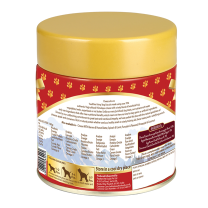 Pawfect Cheesecuits Cheesy Dog Biscuits with Apple and Cinnamon- Cheesecuits (100g/3.53oz)