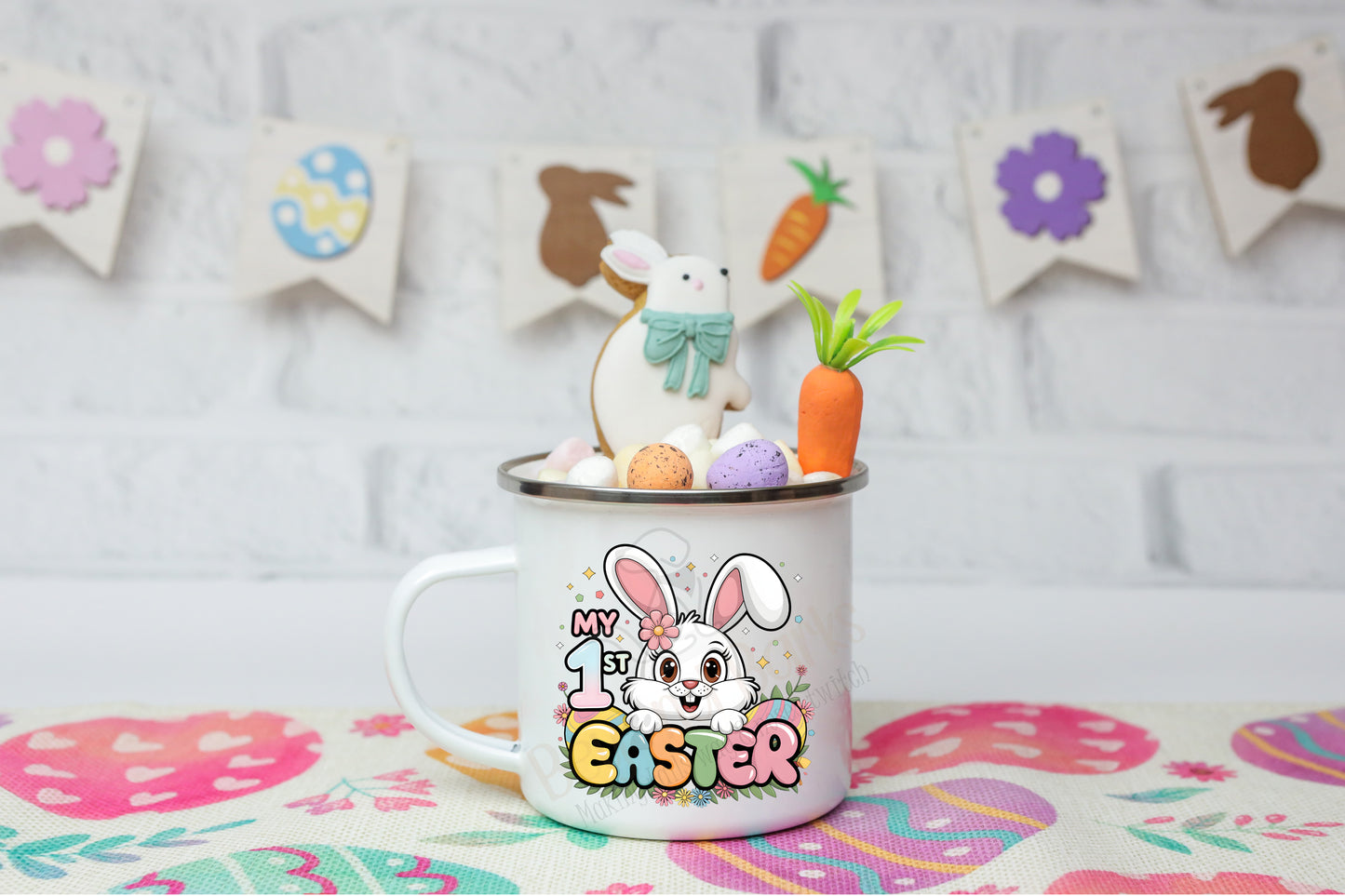 My 1st easter bunny pup cup
