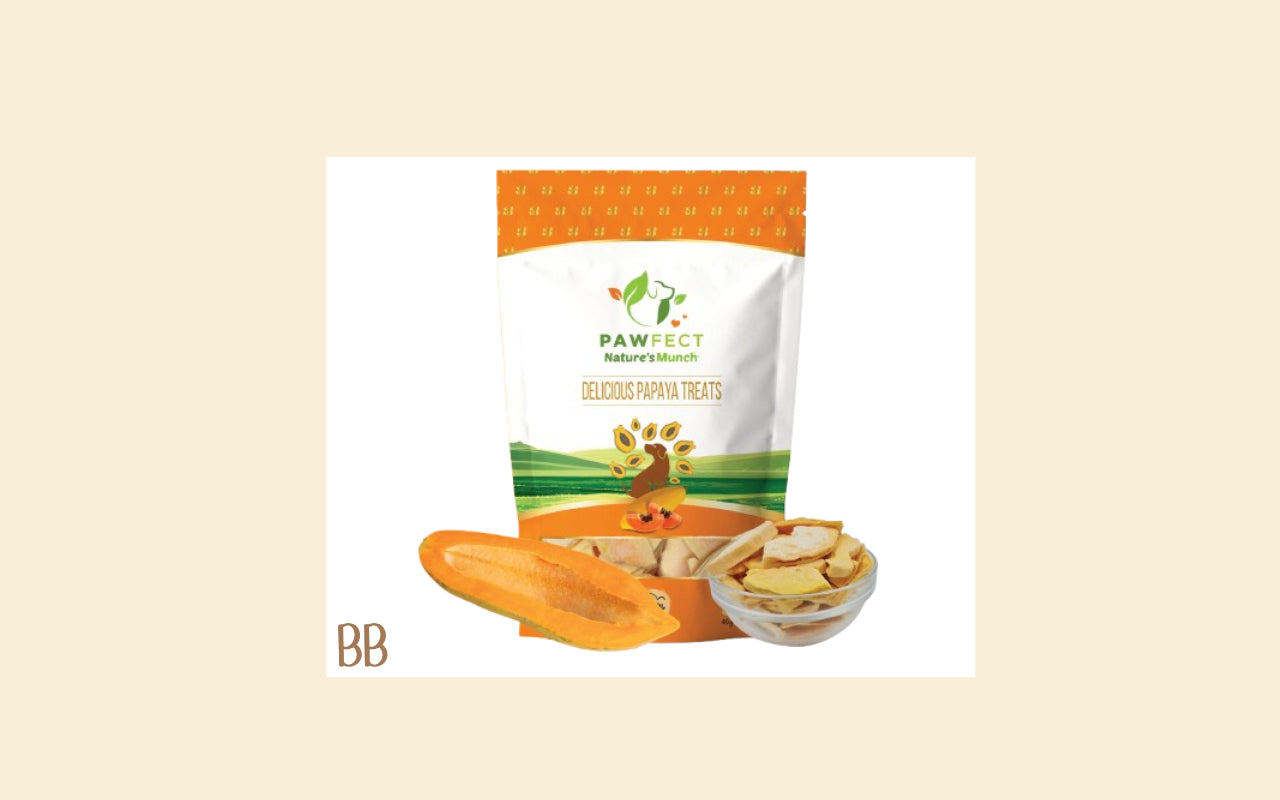 Dried papaya treats/toppers